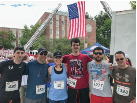 members of prof. matt gounis’ lab after completing a local 6k run during sarah’s visit to umass in 2018