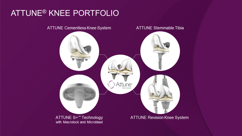 attune knee portfolio