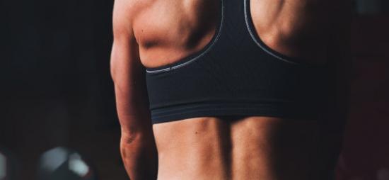 woman's back
